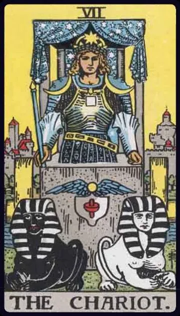 Deep dive into The Chariot Tarot card (VII)! Unpack its powerful symbolism, learn upright & reversed meanings, and understand its message of willpower, disciplined action, overcoming obstacles, and achieving triumph.