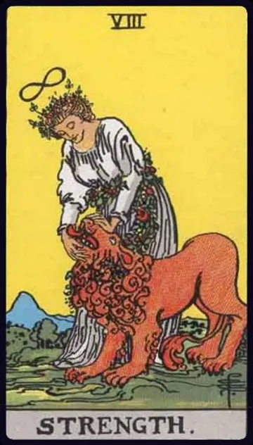 Deep dive into the Strength Tarot card (VIII)! Unpack its powerful symbolism, learn upright & reversed meanings, and understand its message of inner fortitude, compassion, self-control, and overcoming challenges.