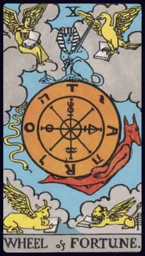 Wheel of Fortune Tarot Card Meaning: Cycles, Destiny & Change (X)