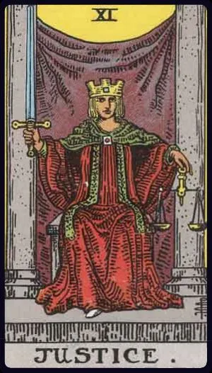 Justice Tarot Card Meaning: Truth, Balance & Accountability (XI)