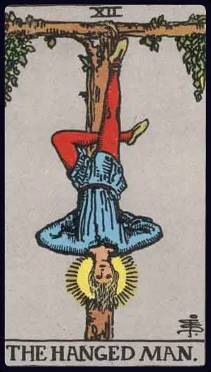 The Hanged Man Tarot Card Meaning: Surrender & New Perspective (XII)