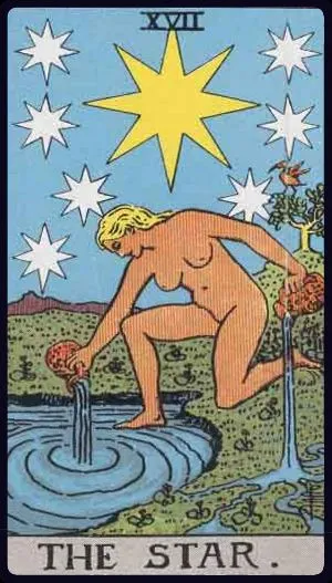 The Star Tarot Card Meaning: Hope, Healing & Inspiration (XVII)
