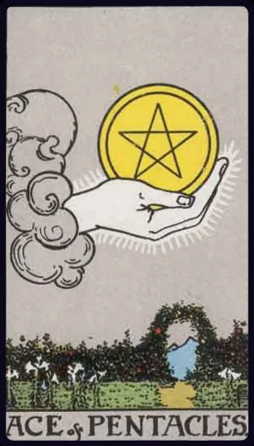 Explore the journey of the Suit of Pentacles, from the material potential of the Ace to the abundant fulfillment of the Ten. Understand the evolutionary cycle of finances, work, health, and manifestation in the Minor Arcana.