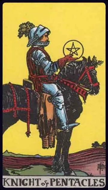 Explore the Knight of Pentacles Tarot card. Learn how this reliable card represents diligent effort, steady progress, unwavering loyalty, and a practical approach to achieving goals in your readings.