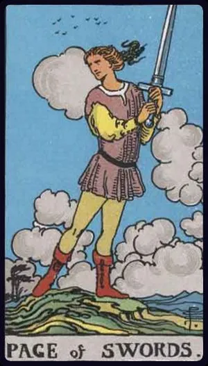 Mirrors of Humanity: Understanding the Page of Swords